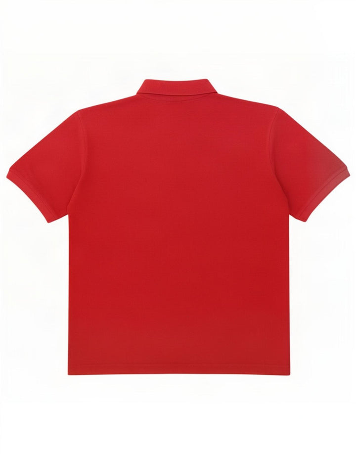 Kappa Herren-Poloshirt, große rote Baumwolle