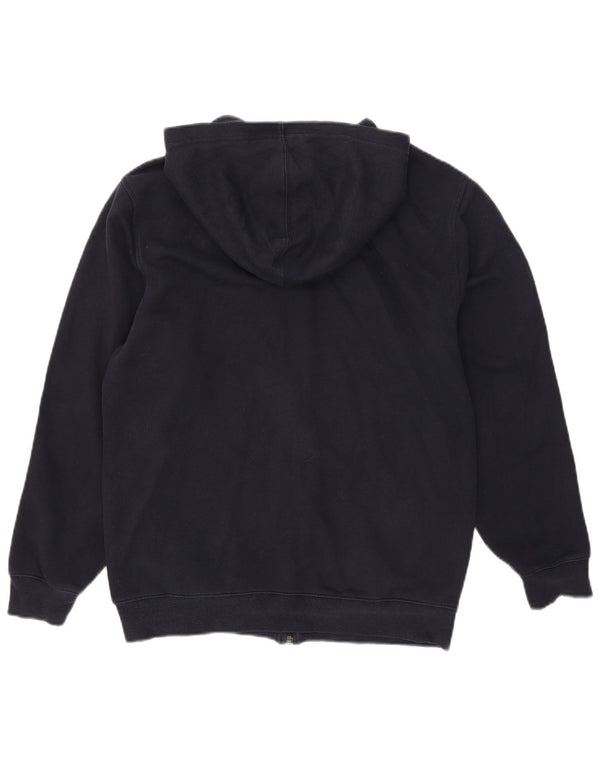Adidas Mens Zip Hoodie Sweater Medium Navy Blue Cotton