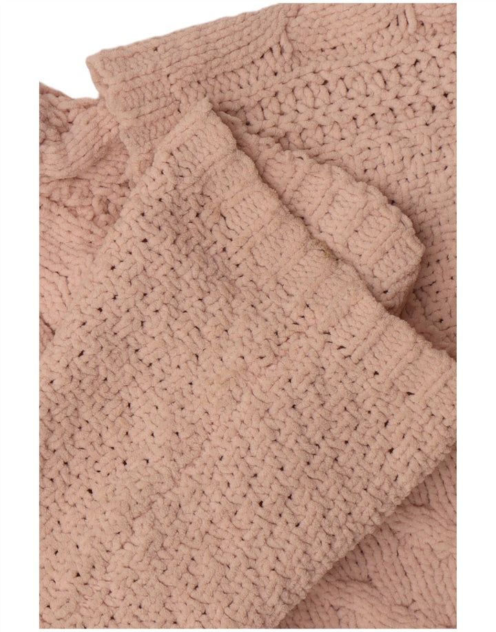 Marks & Spencer Damen-Pullover, übergroß, Rollkragenpullover, Gr. 18, XL, Rosa