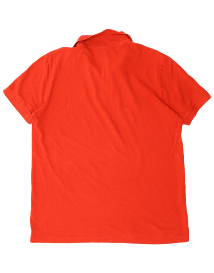 Kappa Herren-Poloshirt, große rote Baumwolle