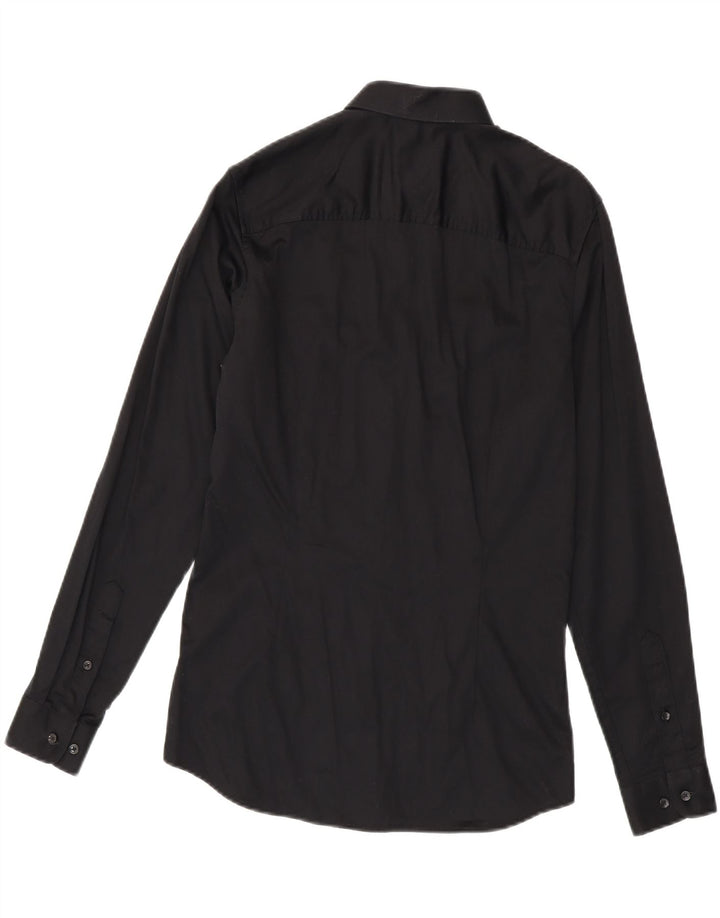Jack & Jones Herrenhemd Small Schwarz Baumwolle