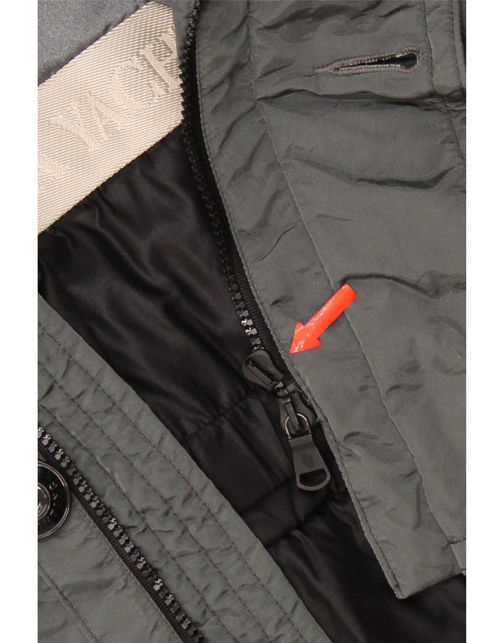 Marina Yachting Herren Wattierte Jacke IT 56 3XL Graues Nylon