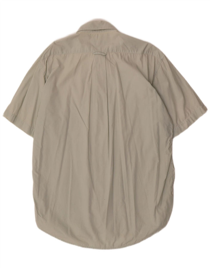 NORTH SAILS Herren Kurzarmhemd XL Grau Baumwolle