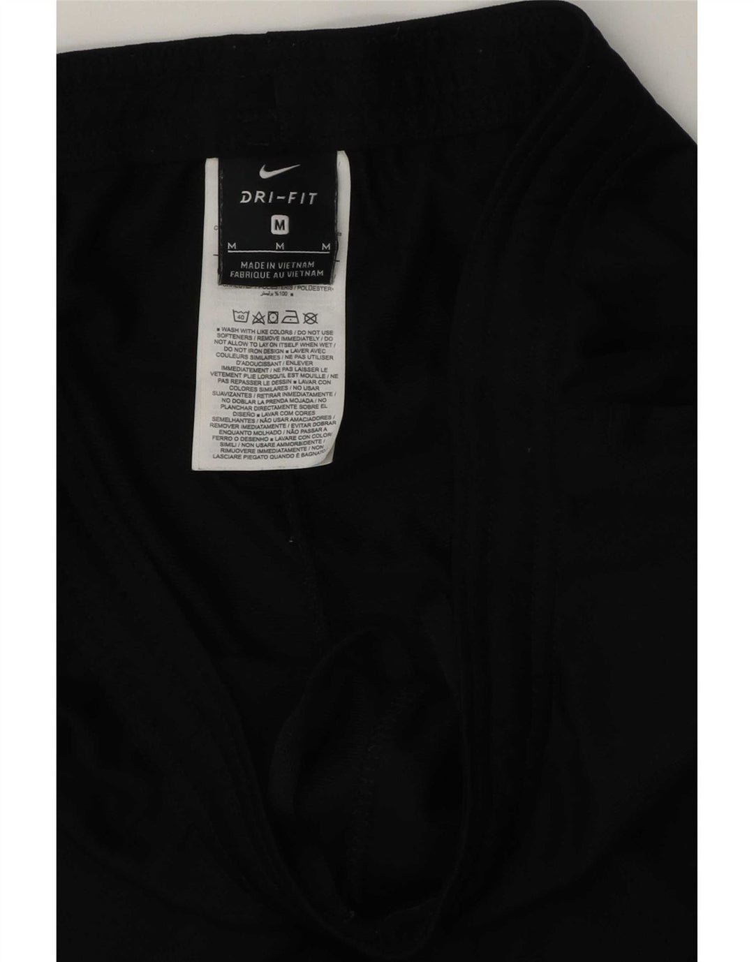 Nike Herren Dri Fit Trainingshose Mittelschwarzes Polyester