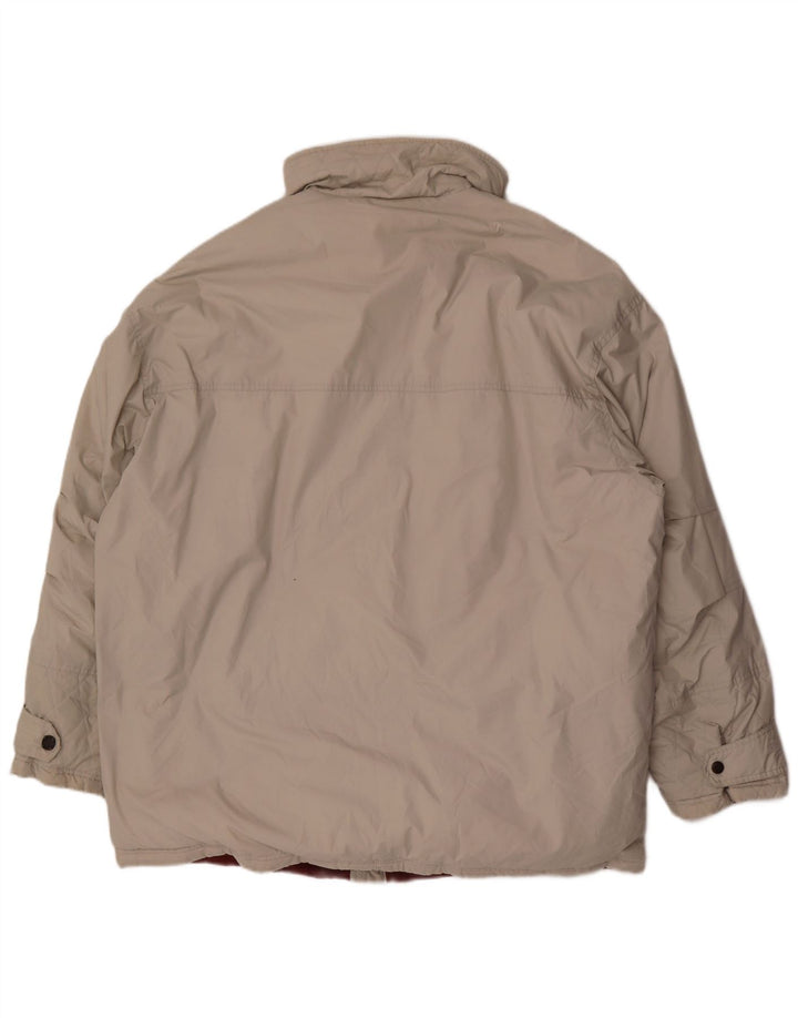 Diadora Herren Loose Fit Wattierte Jacke UK 42 XL Grau Polyester