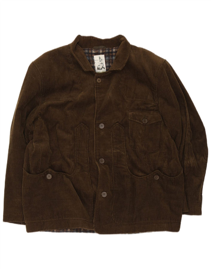Hunter Herren Cordjacke IT 50 Große braune Baumwolle