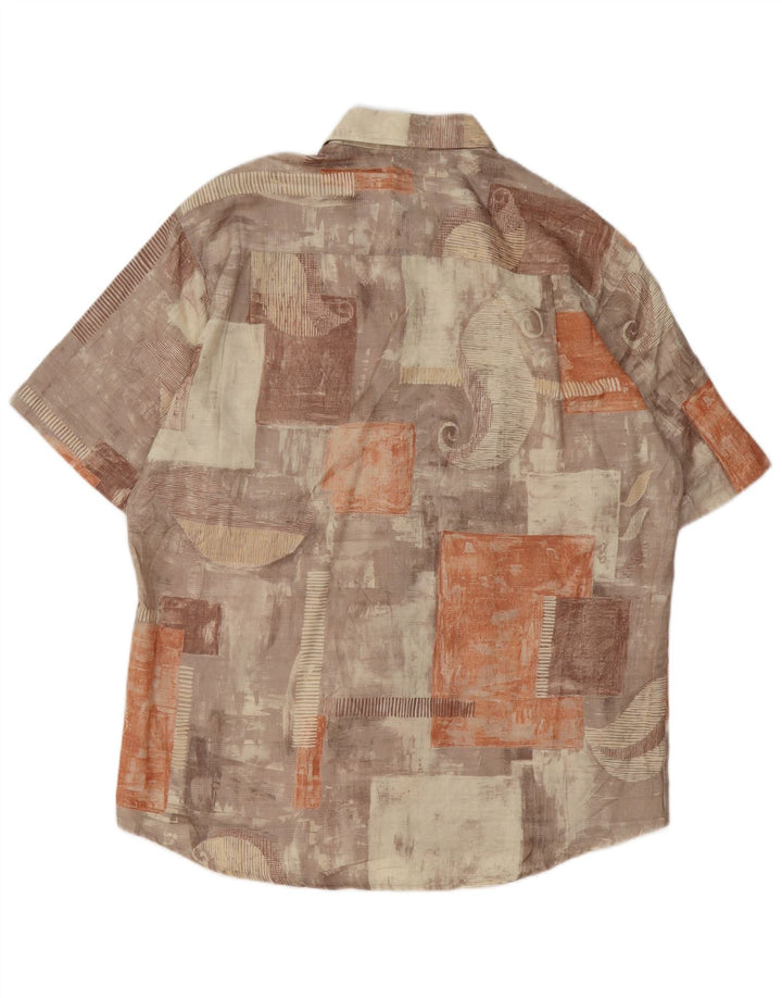 CANDA Herren-Kurzarmhemd, Größe 42 16 1/2, groß, mehrfarbig, Patchwork