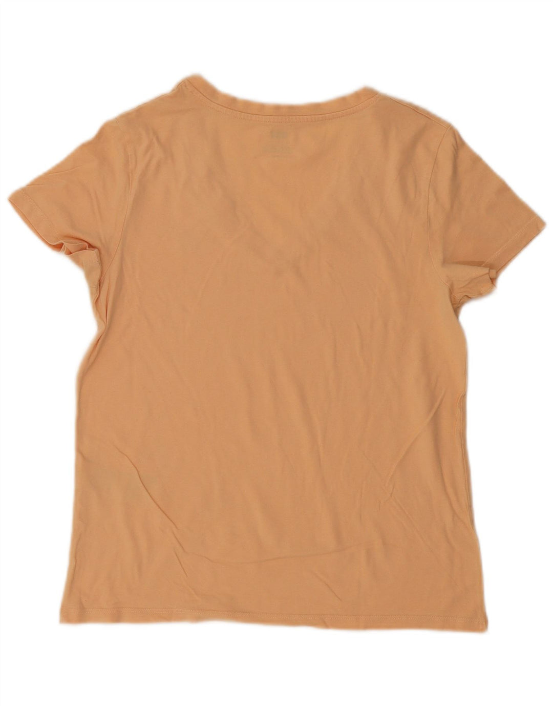 LEVI'S Womens T-Shirt Top UK 10 Small Orange Cotton Vintage Levi's and Second-Hand Levi's from Messina Hembry 