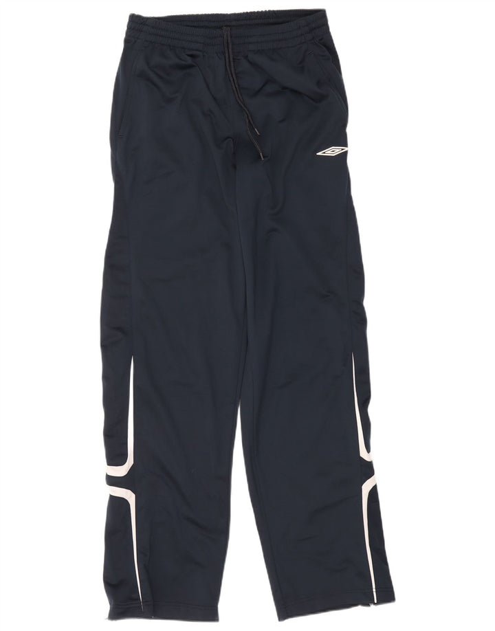 Umbro Herren-Trainingshose, mittelblaues Farbblock-Polyester
