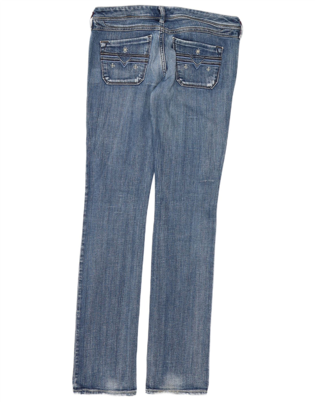 DIESEL Damen Slim Jeans W31 L35 Blaue Baumwolle