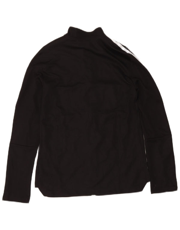 Adidas Damen Aeroready Trainingsanzug Top Jacke UK 12/14 Medium Schwarz Sport