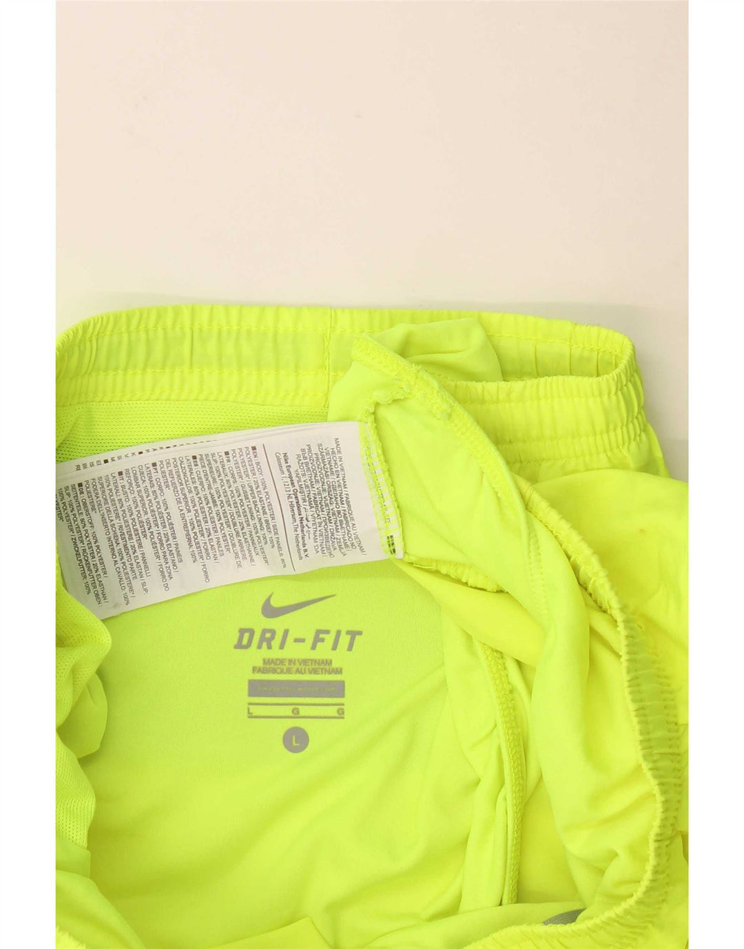 Nike Damen Dri Fit Sport Shorts UK 16 Large Grün Polyester