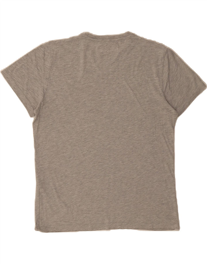 NAPAPIJRI Mens Graphic T-Shirt Top XL Grey Vintage Napapijri and Second-Hand Napapijri from Messina Hembry 