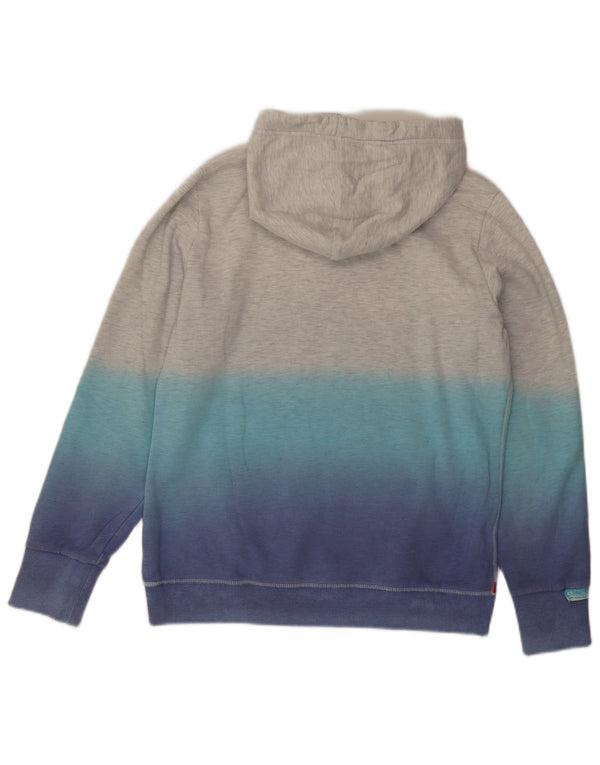Superdry Graphic Hoodie-Pullover für Damen, UK 18, XL, graue Batik-Baumwolle