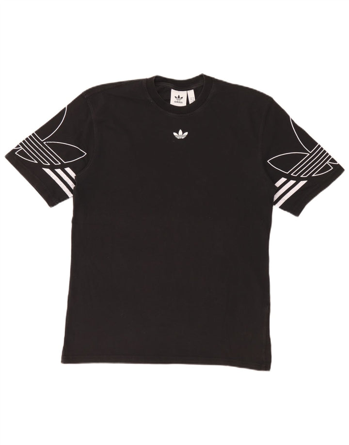 Adidas Herren Grafik T-Shirt Top XS Schwarz