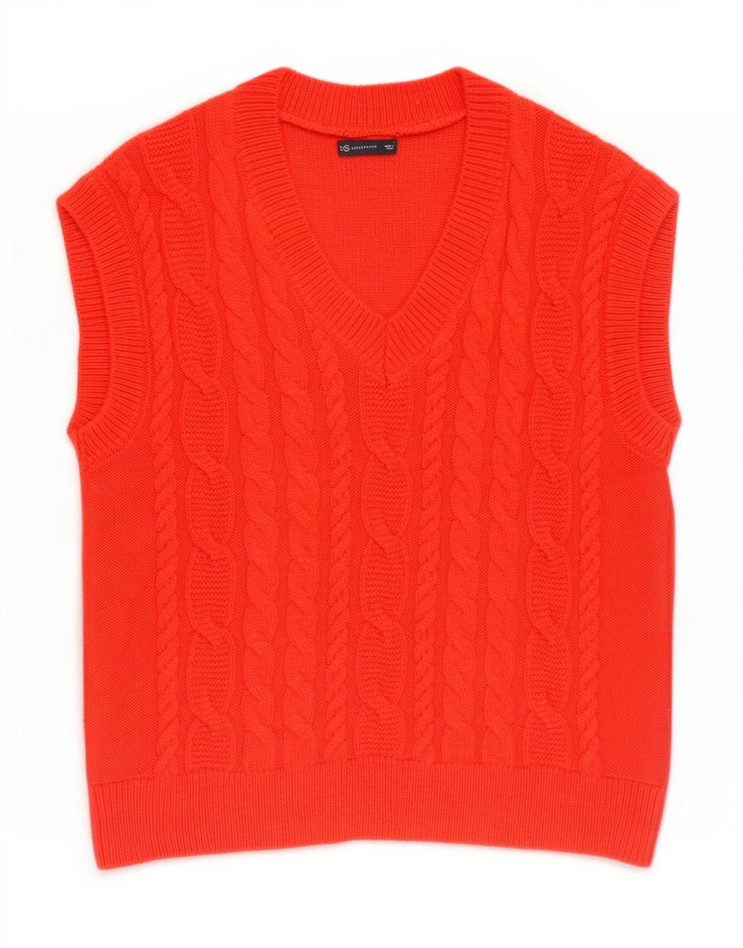 Marks & Spencer Herren Weste Tank Top Large Rot Acryl