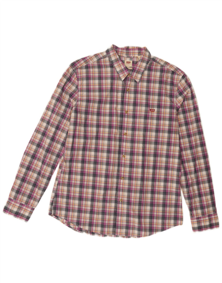 Levi's Herren-Slim-Hemd, groß, mehrfarbig, kariert, Baumwolle