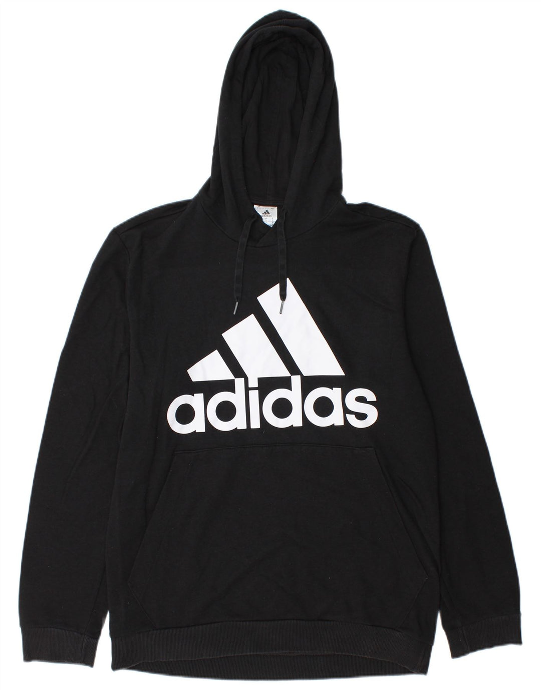 ADIDAS Herren Graphic Hoodie Pullover Große schwarze Baumwolle