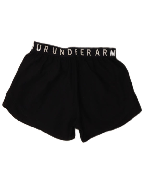 UNDER ARMOUR Damen Graphic Sport Shorts UK 4 XS Schwarz Polyester