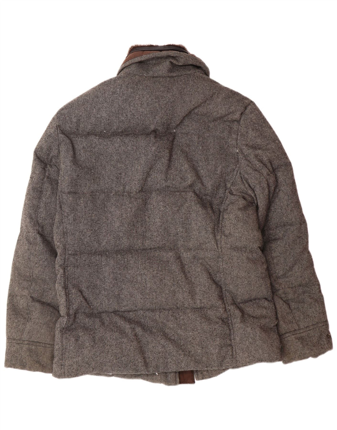 Michael Kors Herren Wattierte Jacke UK 40 Large Grau Polyester