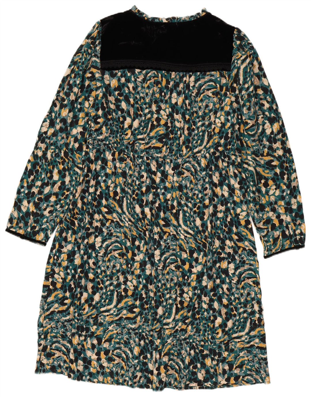 Monsoon Maxi-Teekleid für Damen, UK-Größe 40, klein, mehrfarbig, gepunktet, Bohemian-Stil
