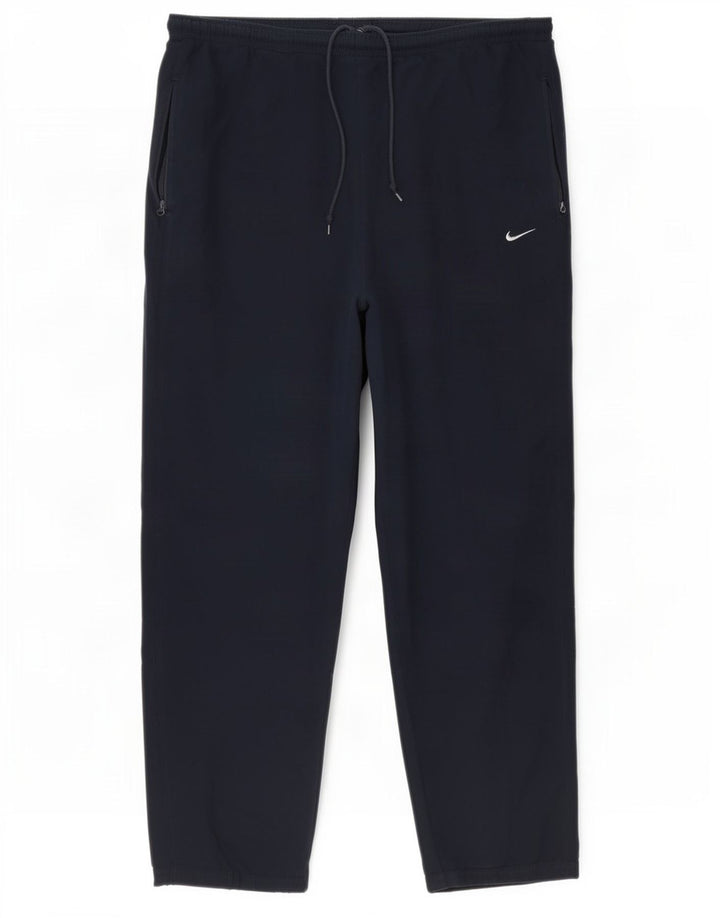 Nike Herren-Trainingshose, groß, marineblaues Polyester