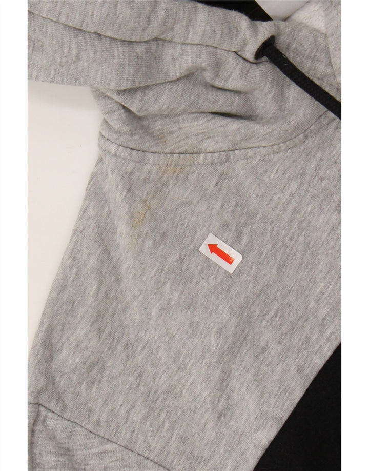 Jack & Jones Herren-Kapuzenpullover mit Grafik, groß, Grau, Farbblock