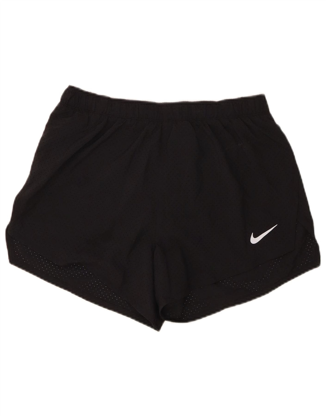 Nike Damen Dri Fit Sport Shorts UK 14 Medium Schwarz Polyester