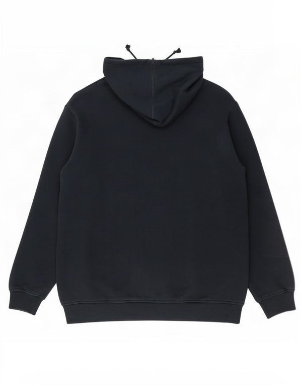 Adidas Herren Graphic Hoodie Pullover Mittelschwarze Baumwolle