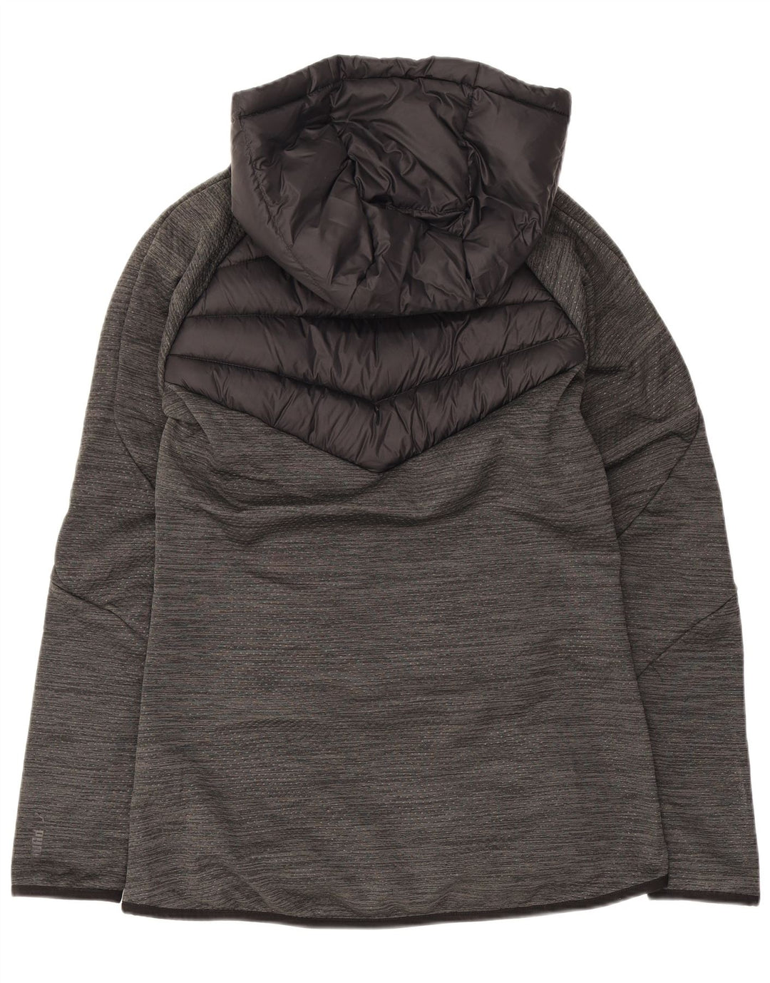 Puma Damen-Kapuzenjacke, wattiert, Gr. 8, Größe S, grau, Polyester