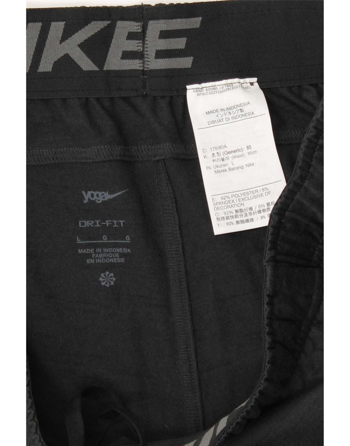 Nike Herren Dri Fit Trainingshose Jogger, großes grau geflecktes Polyester
