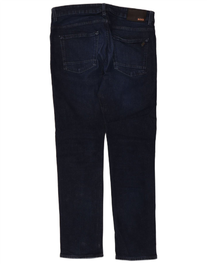 Hugo Boss Herren Delaware Slim Jeans W34 L31 Marineblau