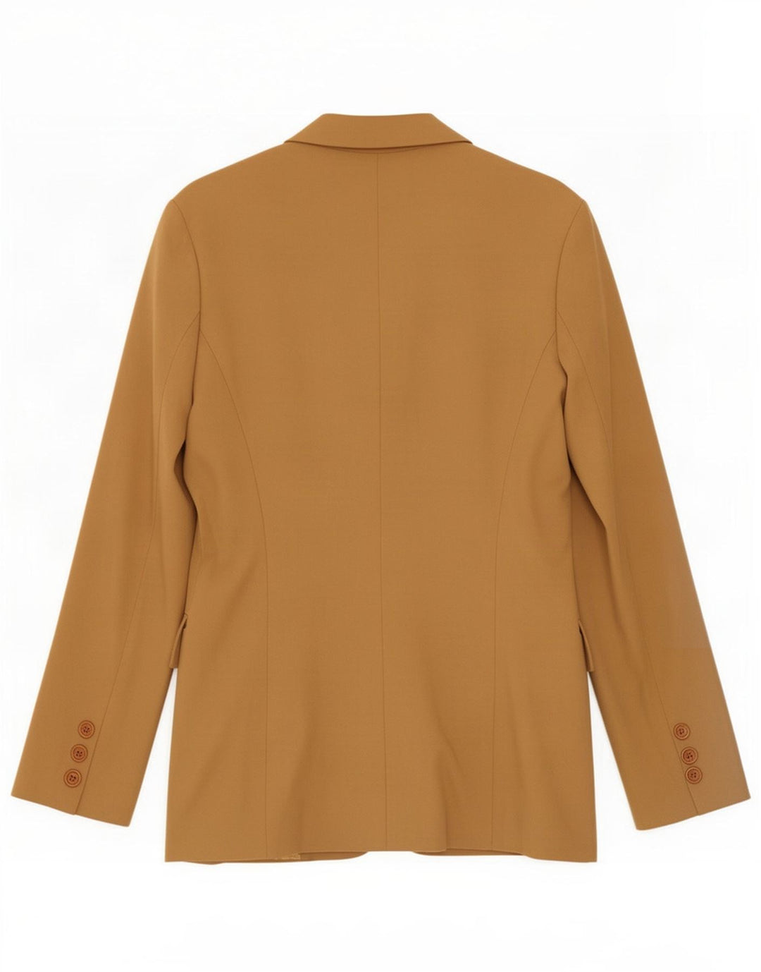 Zara Damen-Blazer mit 4 Knöpfen, EU 40, mittelbraune Wolle