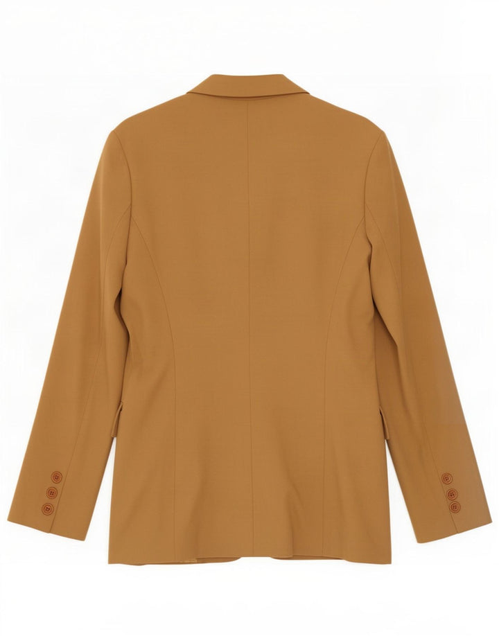 Zara Damen-Blazer mit 4 Knöpfen, EU 40, mittelbraune Wolle