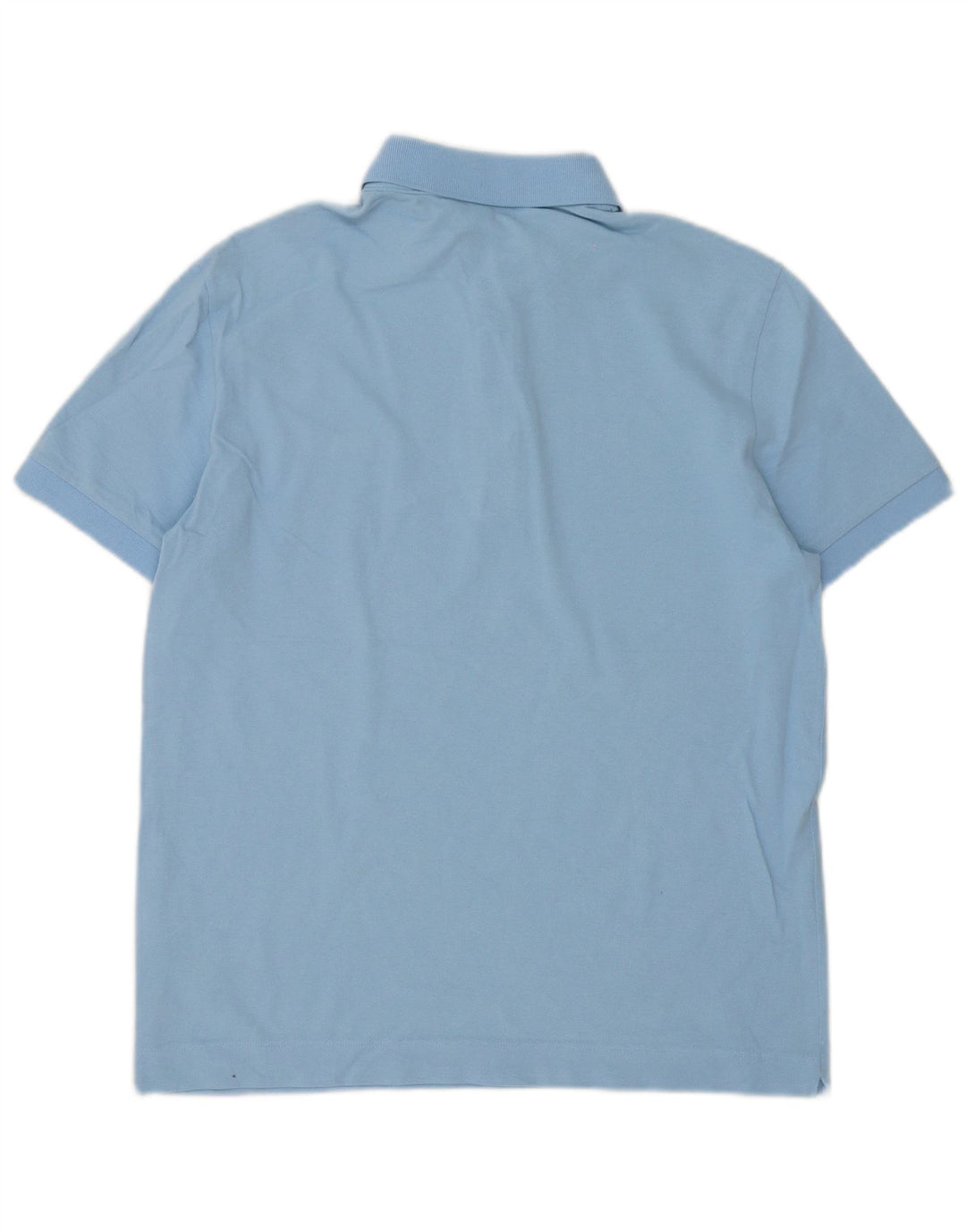Lacoste Herren-Poloshirt mit normaler Passform, Größe 4, mittelblaue Baumwolle