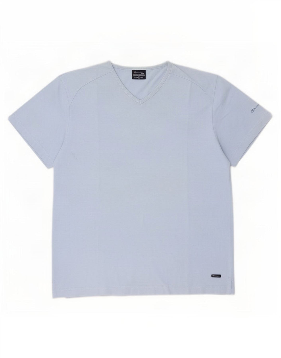 Champion Herren T-Shirt Top Large Blau Baumwolle