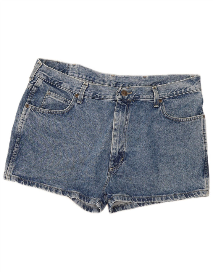 Wrangler Damen Jeansshorts W38 XL Blaue Baumwolle