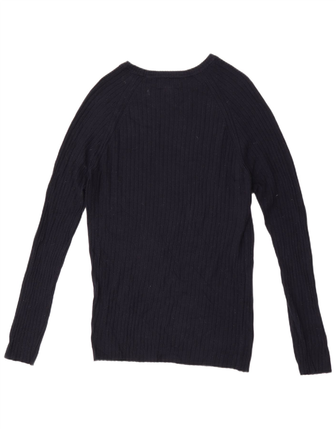 Zara Herren-Pullover mit U-Boot-Ausschnitt, Größe S, Marineblau