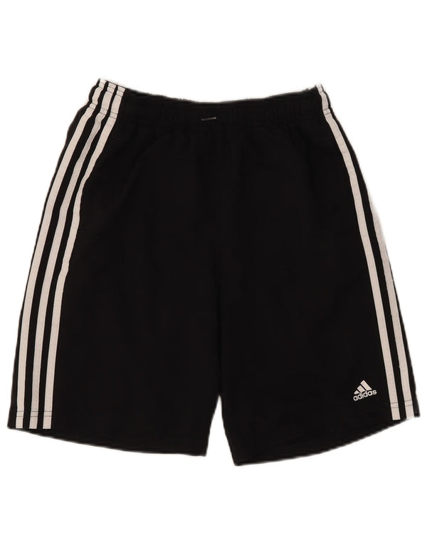 Adidas Jungen Aeroready Sportshorts 12–13 Jahre, schwarzes Polyester