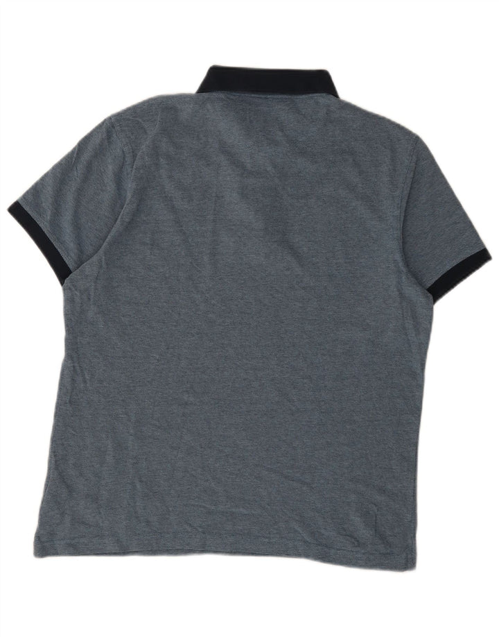 Barbour Herren-Poloshirt, groß, marineblau, Colourblock-Baumwolle