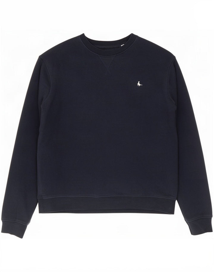 Jack Wills Herren-Sweatshirt-Pullover, groß, Marineblau