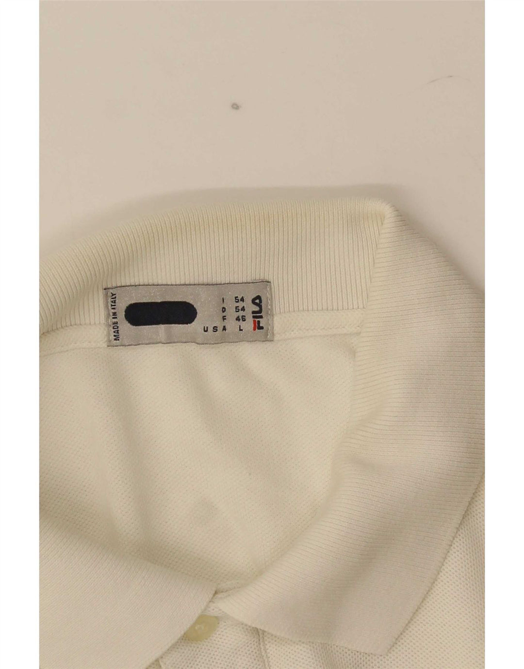 Fila Herren Poloshirt Large Weiß