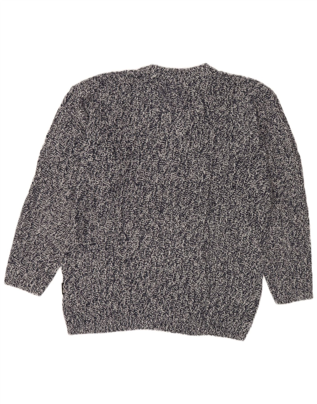 Lotto Herren-Pullover mit V-Ausschnitt, groß, marineblau meliert, Acryl