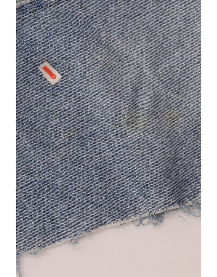 LEVI'S Herren 501 Denim Shorts W36 Große blaue Baumwolle