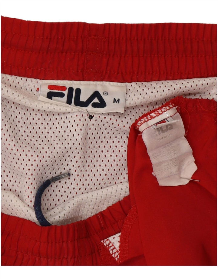 Fila Herren Badeshorts Mittelrotes Polyester