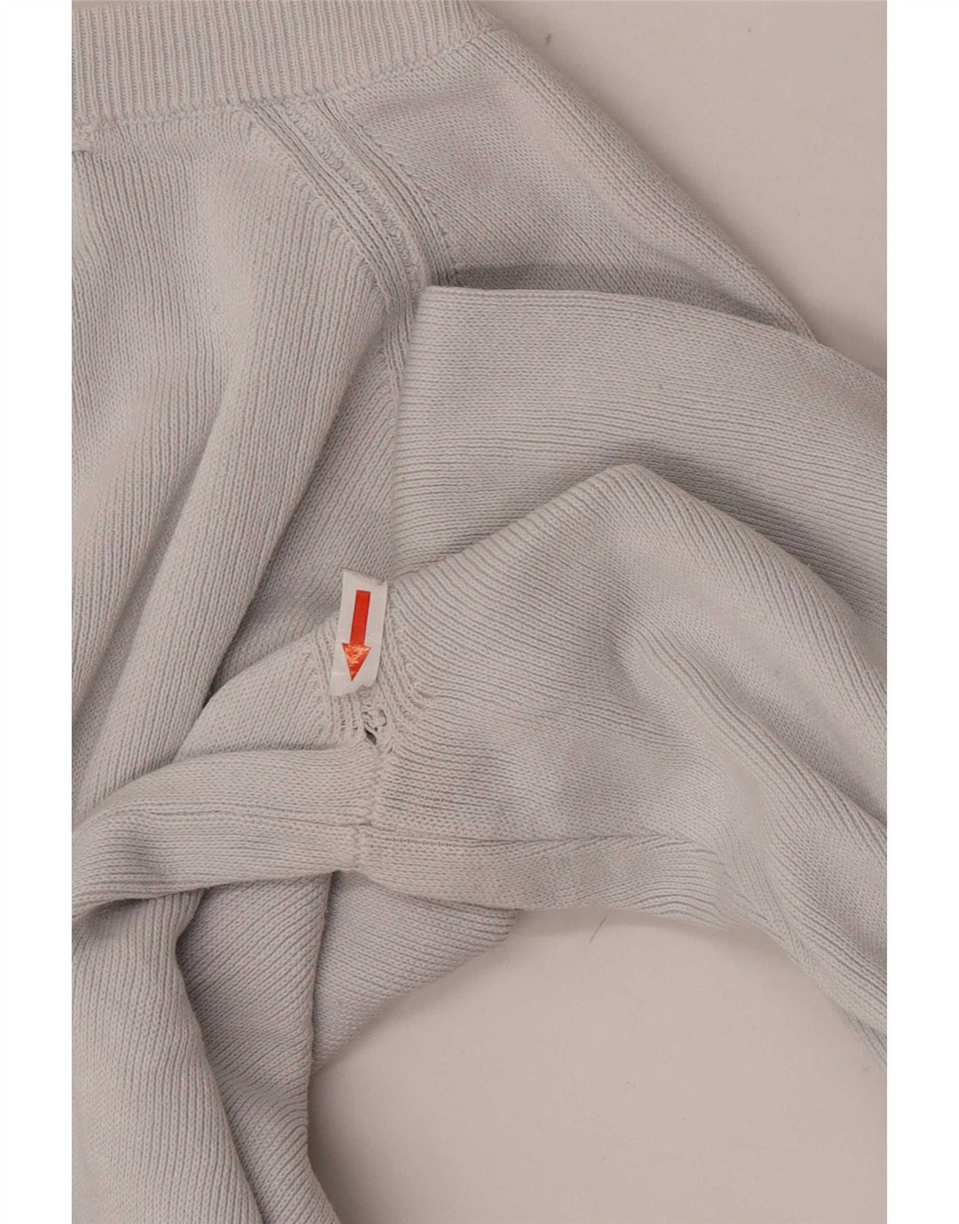 Zara Herren-Pullover mit Rundhalsausschnitt, Größe L, Grau
