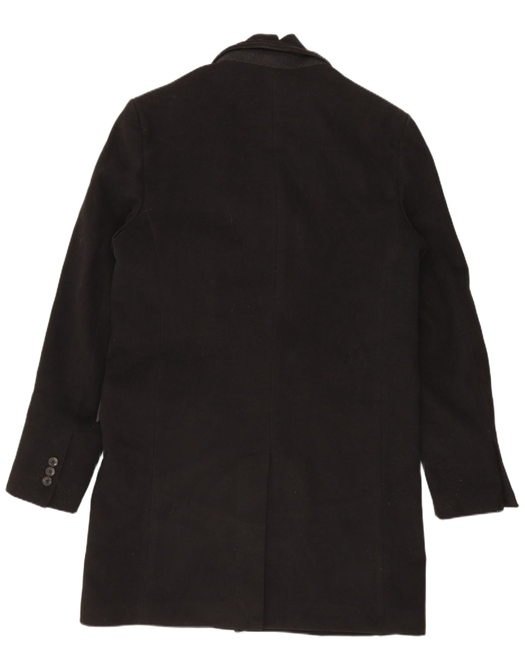 Zara Herrenmantel UK 38 Mittelschwarzes Polyester