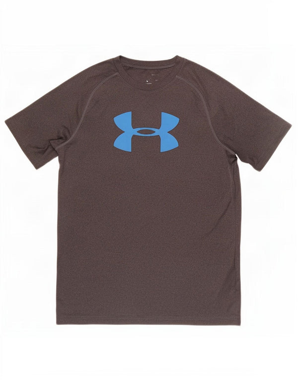 Under Armour Jungen Heat Gear Graphic T-Shirt Top 13–14 Jahre XL Grau