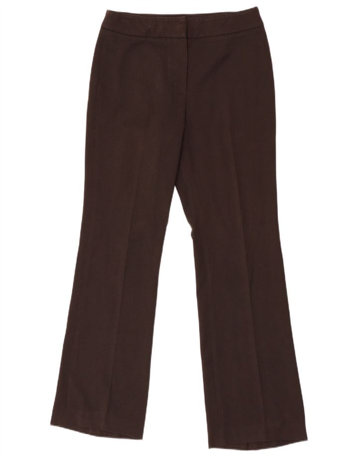 Max Mara Damen Weekend Bootcut Anzughose UK 8 Small W27 L30 Braun