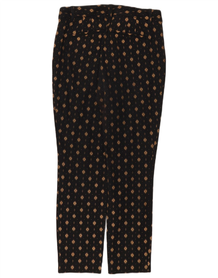 Gap Damen Curvy Abstract Pattern Freizeithose US 6 Medium W26 L27 Schwarz